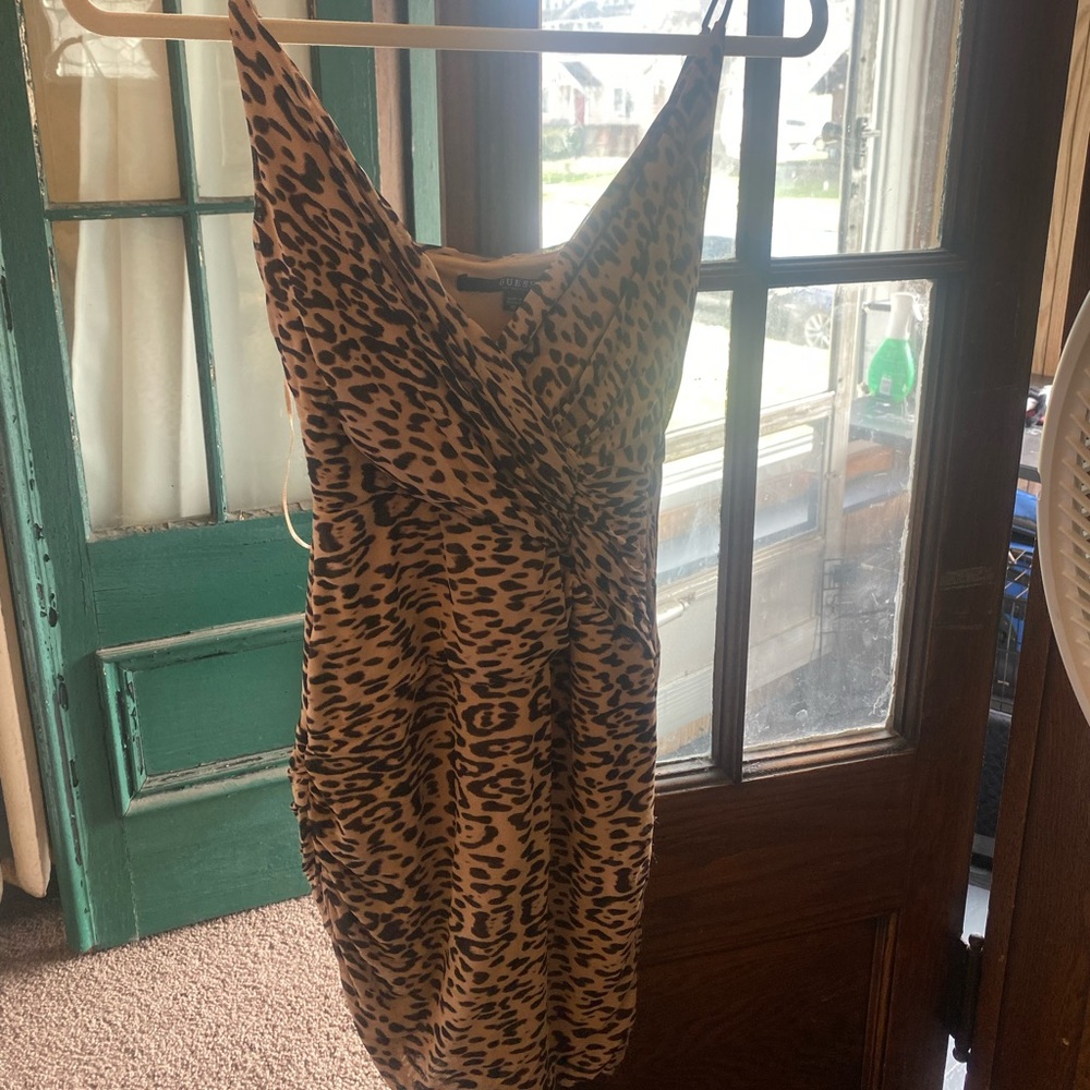 Cheetah print dress